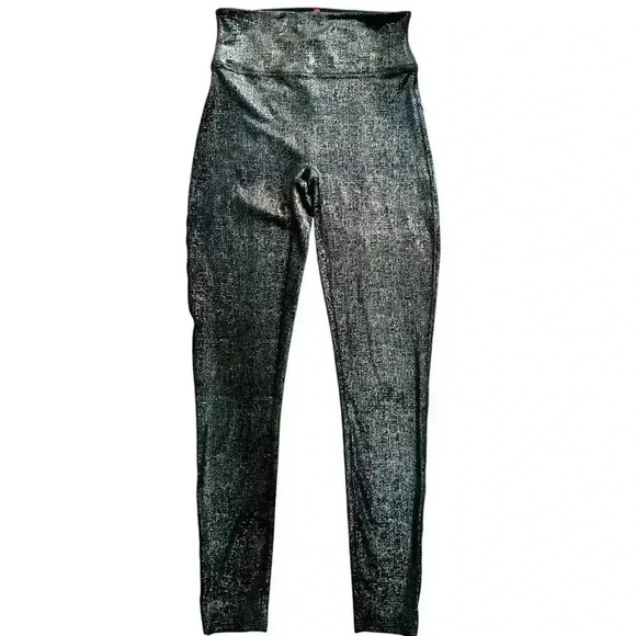 Spanx size small black velvet gold metallic - Picture 1 of 3